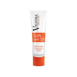 کرم ضد آفتاب ولفرا مدل Oily & Acne prone SPF 50 وزن 40 گرم - بژ طبیعی