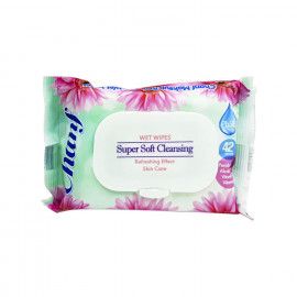 دستمال مرطوب چانف مدل Super Soft-X1 بسته 42 عددی