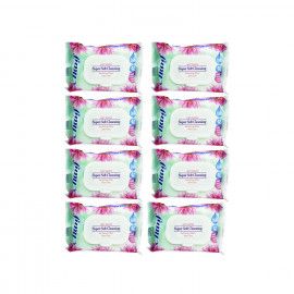دستمال مرطوب چانف مدل Super Soft-X1 بسته 42 عددی مجموعه 8 عددی