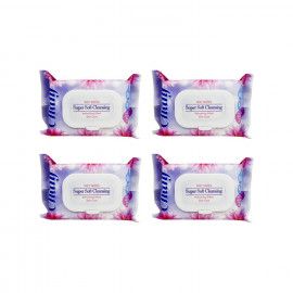 دستمال مرطوب چانف مدل Super Soft-X2 بسته 42 عددی مجموعه 4 عددی
