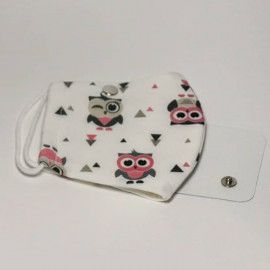 ماسک سه لایه پارچه ای سایز کودک با شیلد جدا شونده کد 604