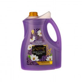 مایع دستشویی اکتیو مدل Grape & Flower وزن 3750 گرم