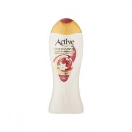 شامپو اکتیو مدل Pomegranate مناسب موهای آسیب دیده و رنگ شده وزن 400 گرم
