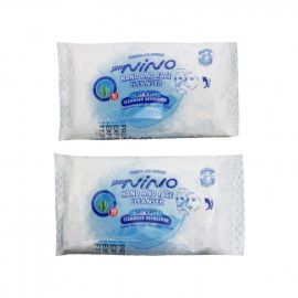 دستمال مرطوب پاک کننده نینو بسته دو عددی