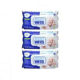 دستمال مرطوب پاک کننده بزرگسالان دافی مدل Adult Wipes بسته 100 عددی مجموعه 3 عددی