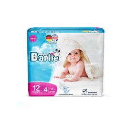 پوشک بارلی سایز 4 بسته 12 عددی