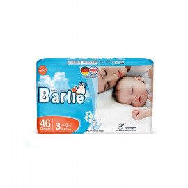 پوشک بارلی سایز 3 بسته 46 عددی