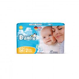 پوشک بارلی سایز 2 بسته 52 عددی