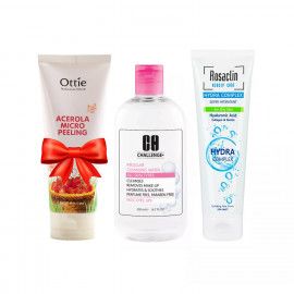 پکیج مراقبت از پوست چرب مجموعه 3 عددی شامل یک کرم لایه بردار اوتی مدل Acerola micro رایگان