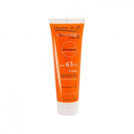 کرم ضد آفتاب دکتر ژیلا SPF 63 مناسب انواع پوست وزن 50 گرم - رنگی