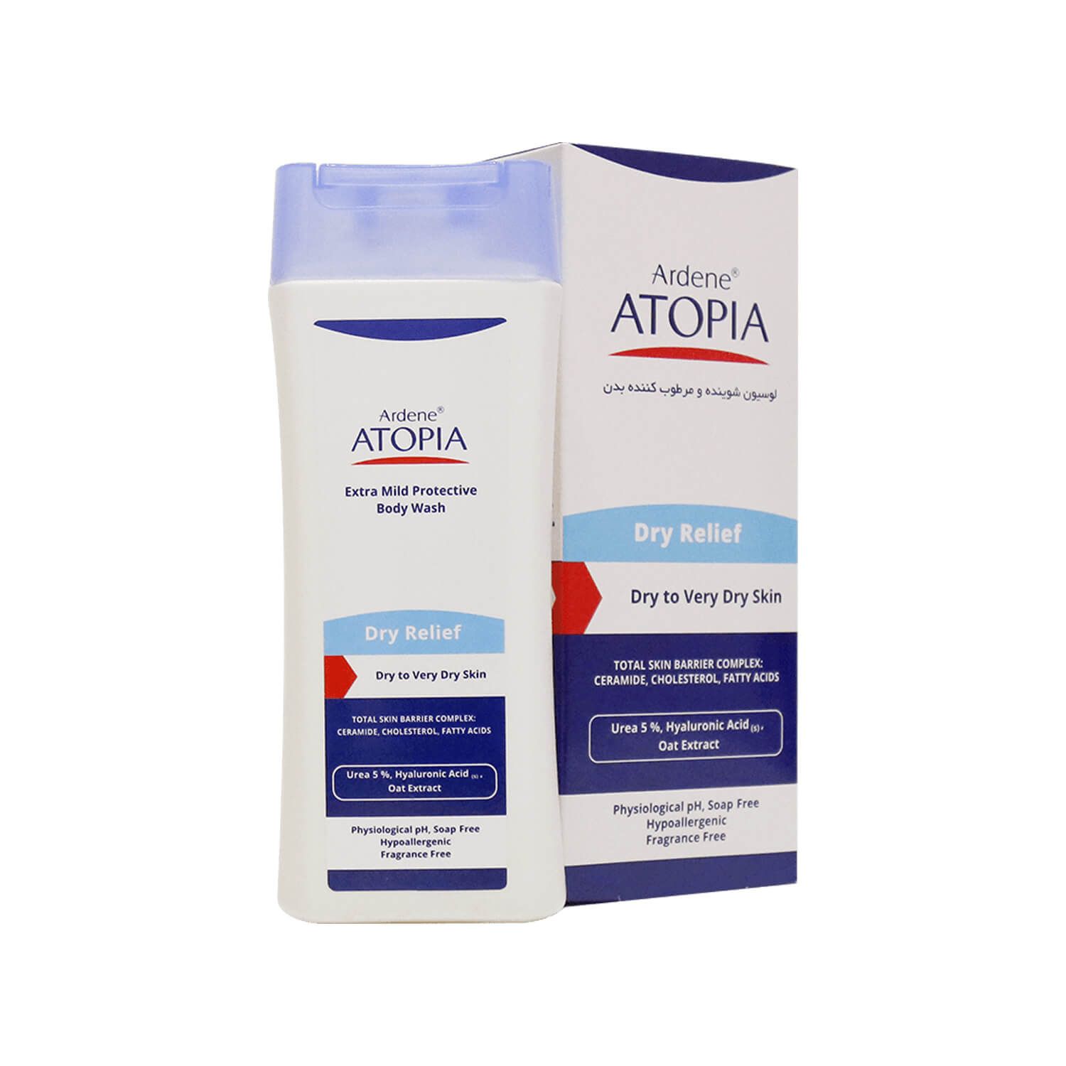 لوسیون شوینده و مرطوب کننده بدن آردن سری Atopia مدل Dry Relief حجم 250 میلی لیتر image
