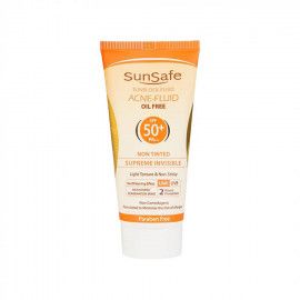 فلوئید ضد آفتاب فاقد چربی سان سیف SPF 50 حجم 50 میلی لیتر - بی رنگ