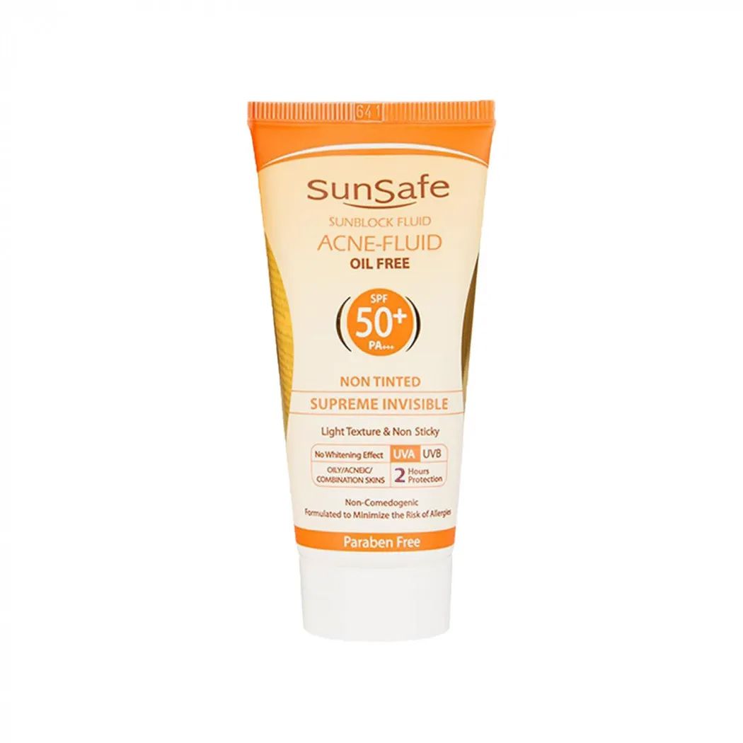 فلوئید ضد آفتاب فاقد چربی سان سیف SPF 50 حجم 50 میلی لیتر - بی رنگ image فلوئید ضد آفتاب فاقد چربی سان سیف SPF 50 حجم 50 میلی لیتر - بی رنگ image