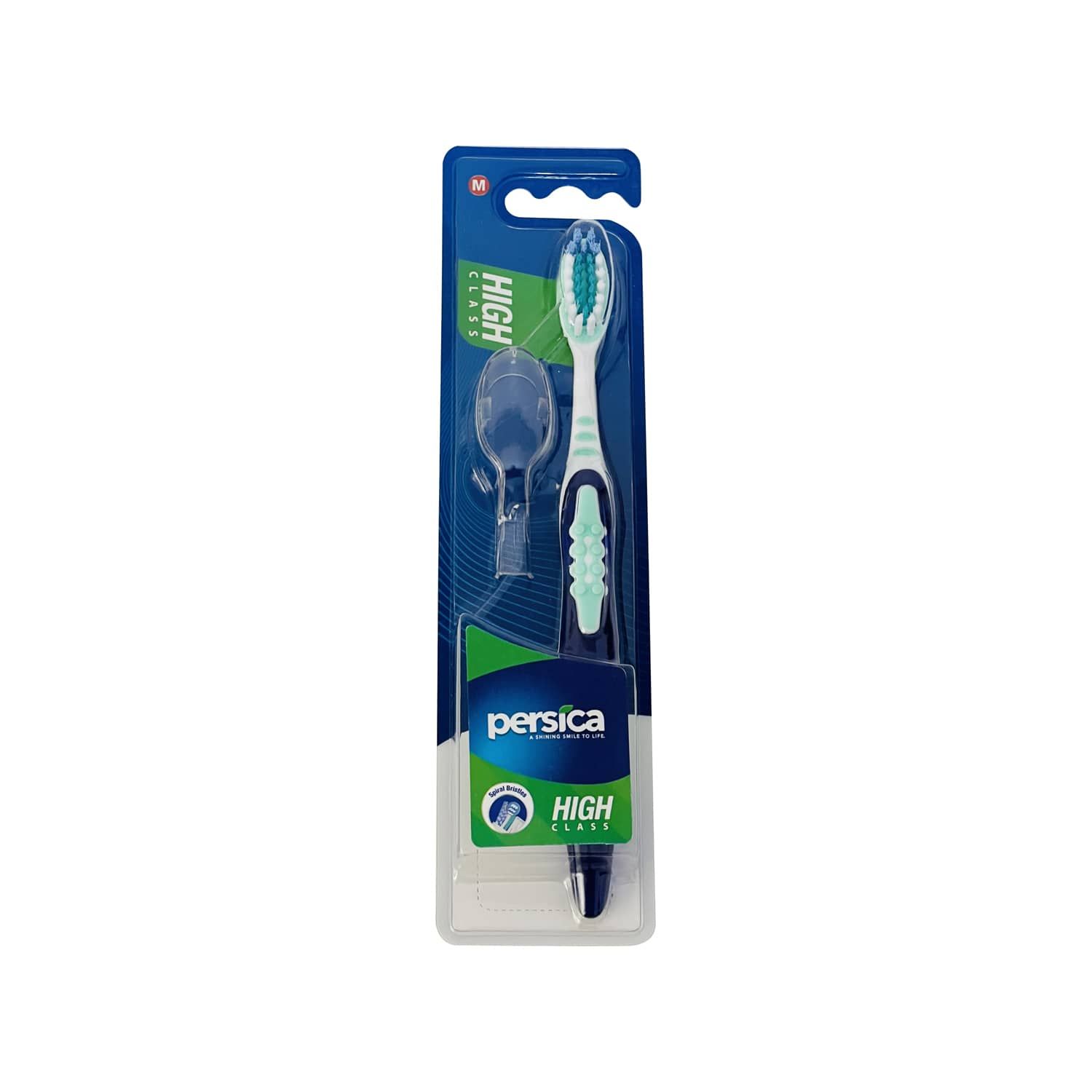 مسواک پرسیکا مدل High Class با برس متوسط کد P323 - آبی image