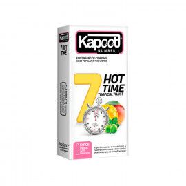 کاندوم کاپوت مدل 7Hot Time بسته 12 عددی