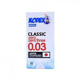 کاندوم کدکس مدل Classic 0.03 بسته 10 عددی