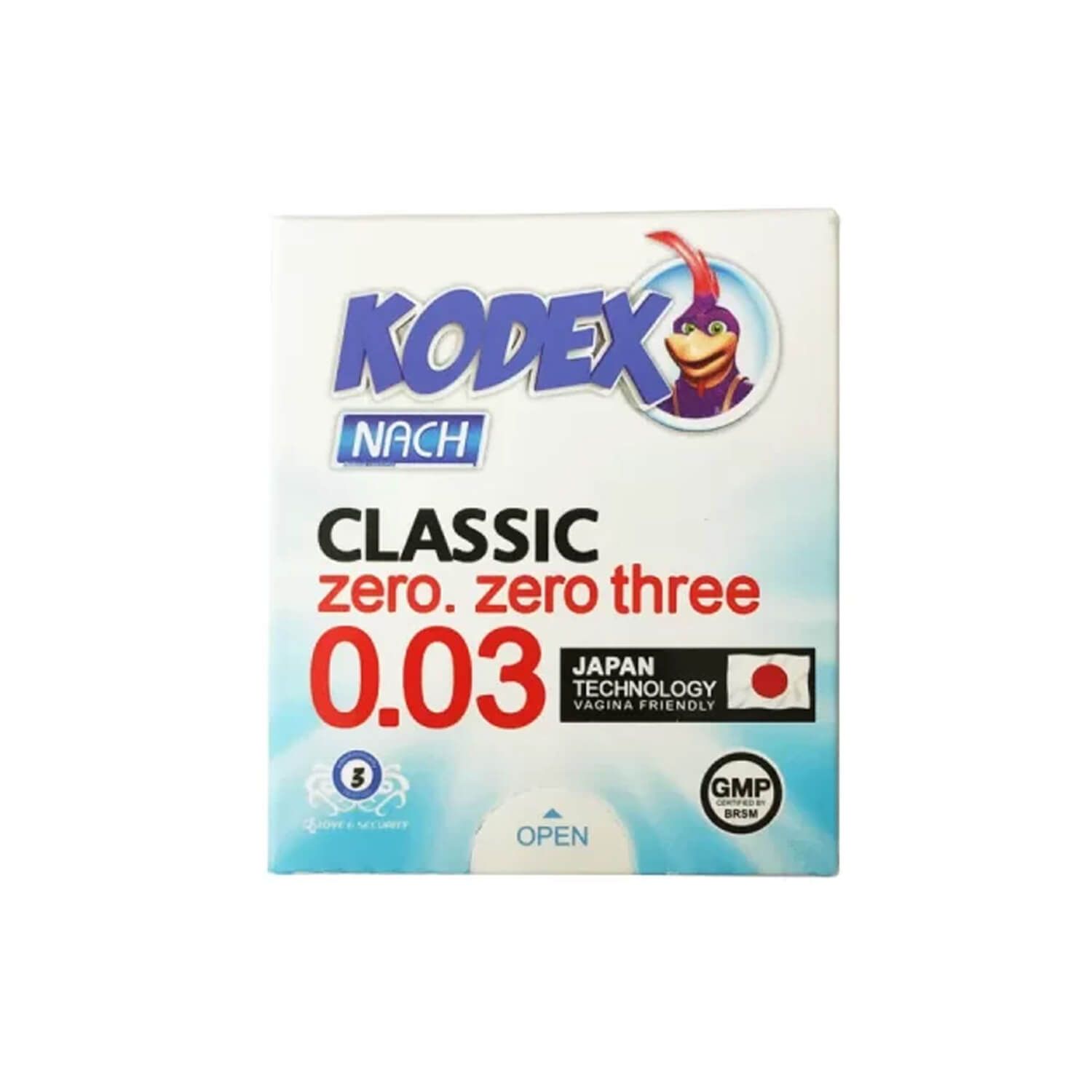 کاندوم کدکس مدل Classic 0.03 بسته 3 عددی image