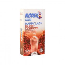 کاندوم خاردار کدکس مدل Happy Lady بسته 10 عددی