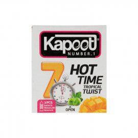 کاندوم کاپوت مدل 7Hot Time بسته 3 عددی