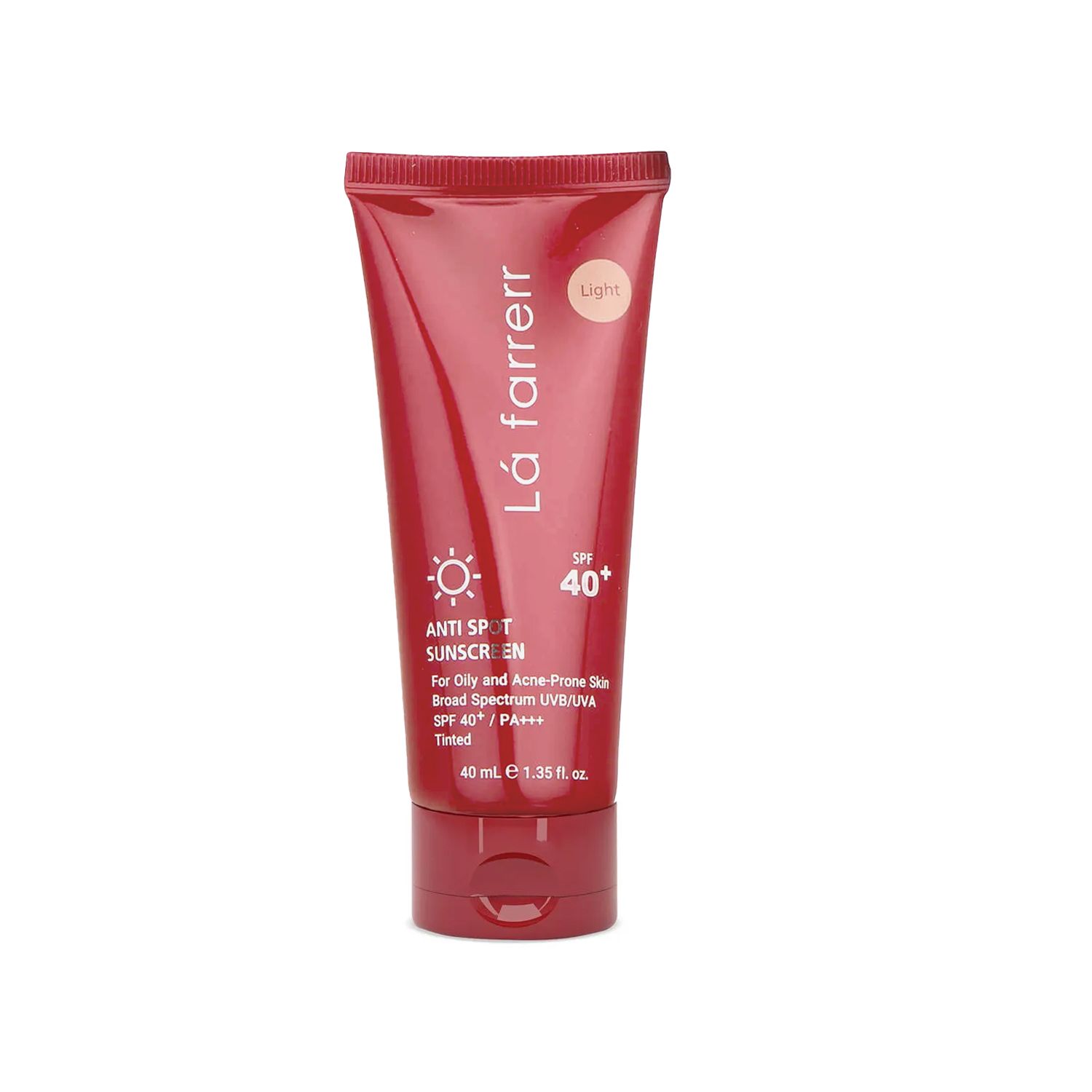 کرم ضد آفتاب و ضد لک فاقد چربی SPF 40 لافارر مناسب پوست چرب و مستعد آکنه حجم 40 میلی لیتر - رنگ روشن image کرم ضد آفتاب و ضد لک فاقد چربی SPF 40 لافارر مناسب پوست چرب و مستعد آکنه حجم 40 میلی لیتر - رنگ روشن image