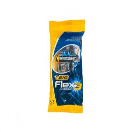 خود تراش 3 تیغ بیک مدل Flex 3 بسته 3 عددی