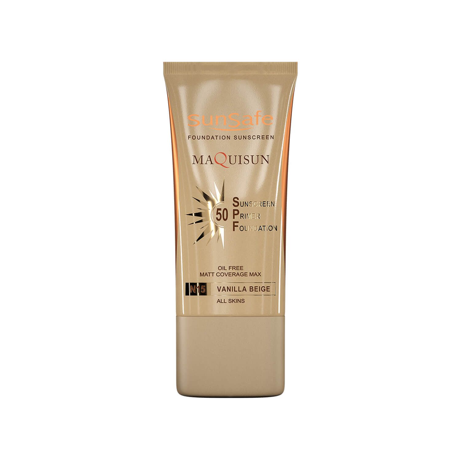 کرم ضد آفتاب سان سیف مدل Maquisun SPF 50 شماره N15 حجم 40 میلی لیتر - بژ وانیلی image کرم ضد آفتاب سان سیف مدل Maquisun SPF 50 شماره N15 حجم 40 میلی لیتر - بژ وانیلی image