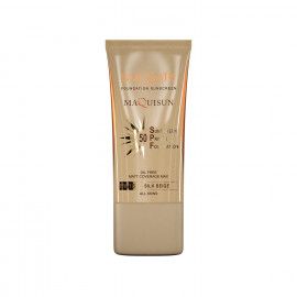 کرم ضد آفتاب سان سیف مدل Maquisun SPF 50 شماره NW15 حجم 40 میلی لیتر - بژ ابریشمی