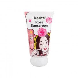 کرم ضد آفتاب SPF 60 کاریته حاوی عصاره رز حجم 50 میلی لیتر - بی رنگ