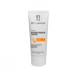 کرم ضد آفتاب SPF 50 بیزانس مناسب پوست های خشک و حساس حجم 40 میلی لیتر - بژ روشن شماره 10
