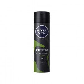اسپری ضد تعریق مردانه نیوآ مدل Deep Black Carbon Amazonia حجم 150 میلی لیتر