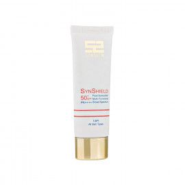 فلوئید ضد آفتاب SPF 50 ساین اسکین مدل ساین شیلد حجم 50 میلی لیتر - رنگ لایت