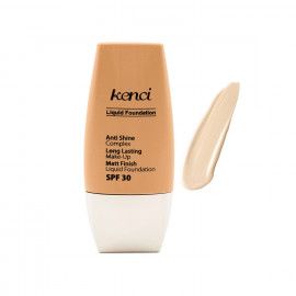 کرم پودر مات SPF 30 کنسی حجم 30 میلی لیتر شماره K105 رنگ نخودی روشن