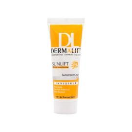 کرم ضد آفتاب SPF50 درمالیفت مناسب پوست های خشک و معمولی حجم 40 میلی لیتر - بی رنگ