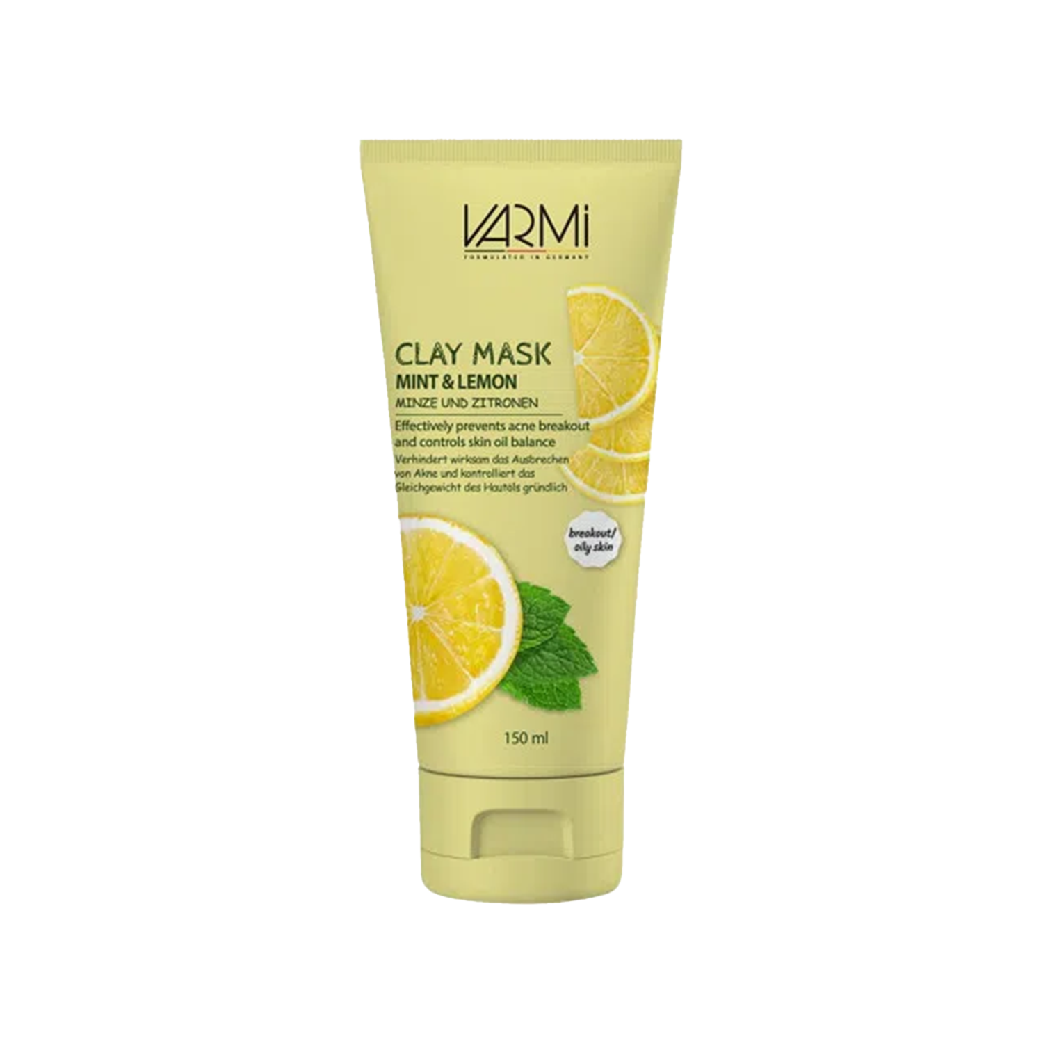 ماسک صورت خاک رسی وارمی مدل نعناع و لیمو حجم 150 میلی لیتر image ماسک صورت خاک رسی وارمی مدل نعناع و لیمو حجم 150 میلی لیتر image