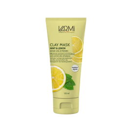 ماسک صورت خاک رسی وارمی مدل نعناع و لیمو حجم 150 میلی لیتر