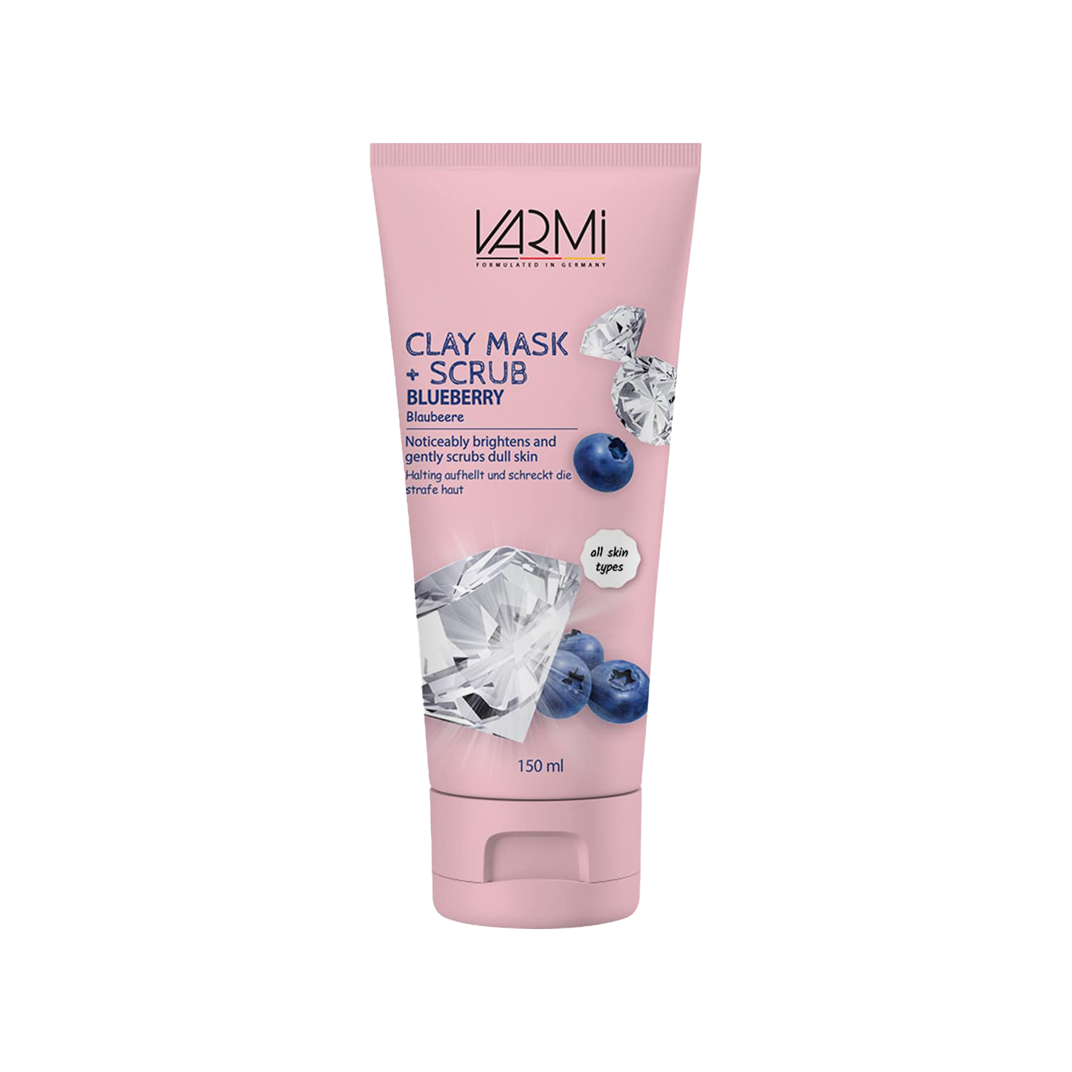 ماسک و اسکراب صورت وارمی مدل بلوبری حجم 150 میلی لیتر image ماسک و اسکراب صورت وارمی مدل بلوبری حجم 150 میلی لیتر image