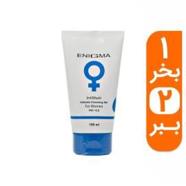 ژل بهداشتی بانوان انیگما مدل Intiwash حجم 150 میلی لیتر به همراه یک ژل بهداشتی رایگان