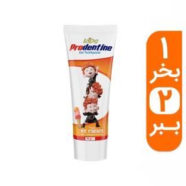 خمیر دندان ژله ای کودک پرودنتین با طعم بستنی وزن 70 گرم به همراه یک خمیر دندان رایگان
