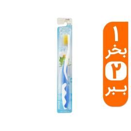 مسواک ارتودنت مدل Gold Midi مناسب 6 تا 10 سال - رنگ آبی به همراه یک مسواک رایگان