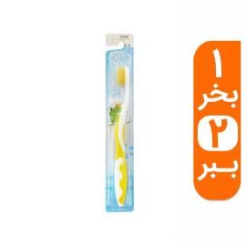 مسواک ارتودنت مدل Gold Midi مناسب 6 تا 10 سال- رنگ زرد به همراه یک مسواک رایگان