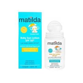 لوسیون ضد آفتاب SPF50 کودک ماتیلدا حجم 50 میلی لیتر