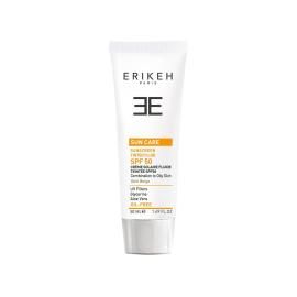 فلوئید ضد آفتاب رنگی اریکه SPF 50 مناسب پوست های مختلط تا چرب حجم 50 میلی لیتر - بژ طلایی