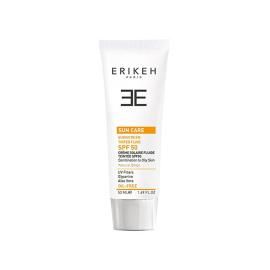 فلوئید ضد آفتاب رنگی اریکه SPF 50 مناسب پوست های مختلط تا چرب حجم 50 میلی لیتر - بژ طبیعی
